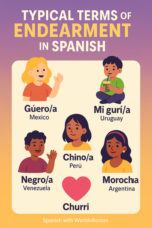 Typical Terms of Endearment in Spanish: Endearing Nicknames